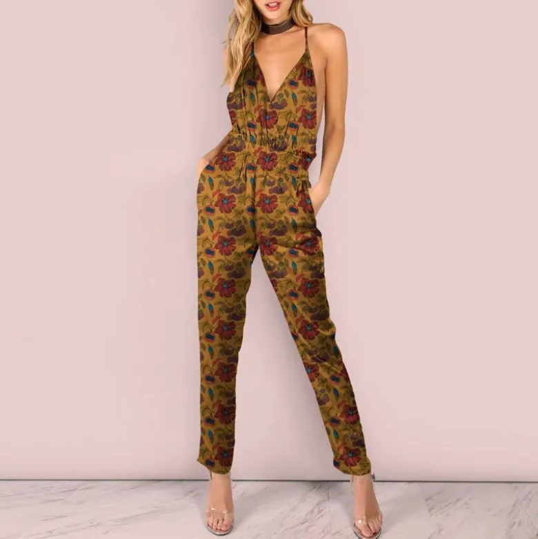 Wax fleur rouge - Fond jaune miel