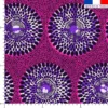 Wax grande fleur violette - Fond rose